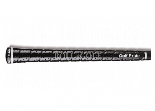 Golf Pride Tour Wrap 2G Undersize Black / Black 0.600 / Midsize Black / Jumbo Black